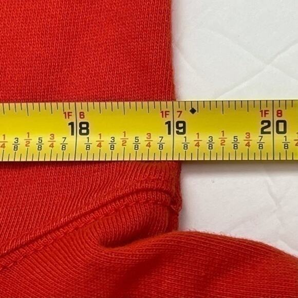 J Crew Orange Coastal Striped Coastal Grandma Nautical Top NWOT Size M - Picture 9 of 10